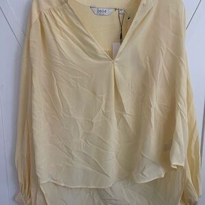 Joie Women's Light Yellow Blouse